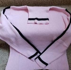 INC Pink Tutlrtleneck - Size L